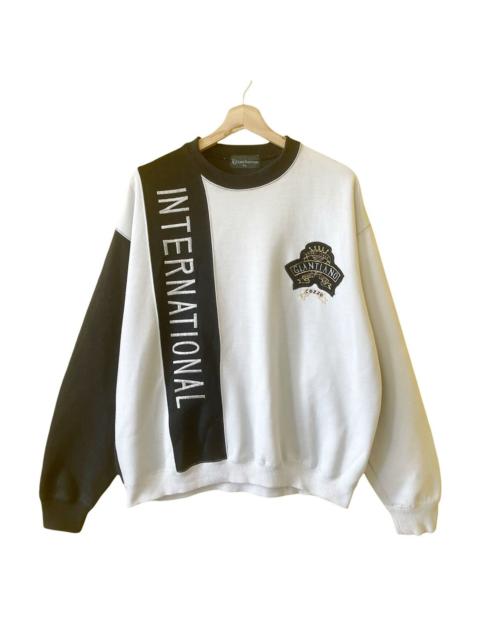 Other Designers Designer - Vintage Cozzo Giantiano Big Logo Crewneck Sweatshirt Size L