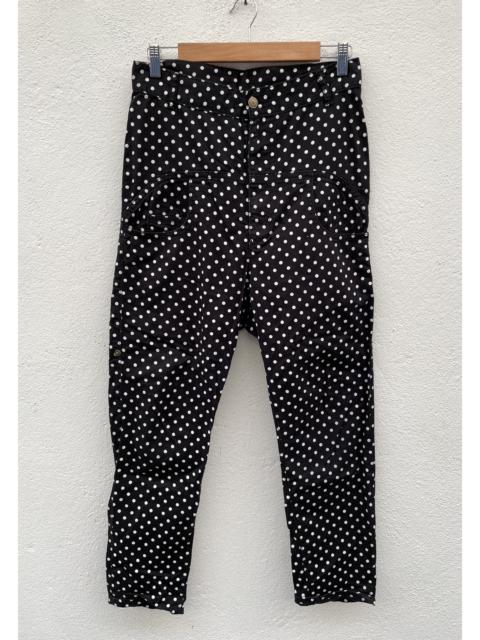 Other Designers Issey Miyake - Mercibeaucoup Jevous Enprie Polka Dot Drop Crotch Pants