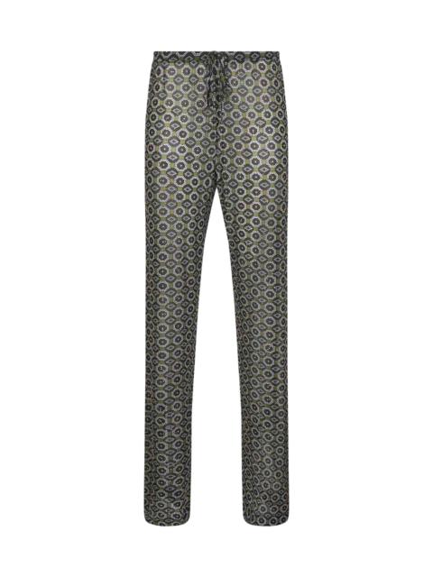 Dries Van Noten Embellished jersey pants