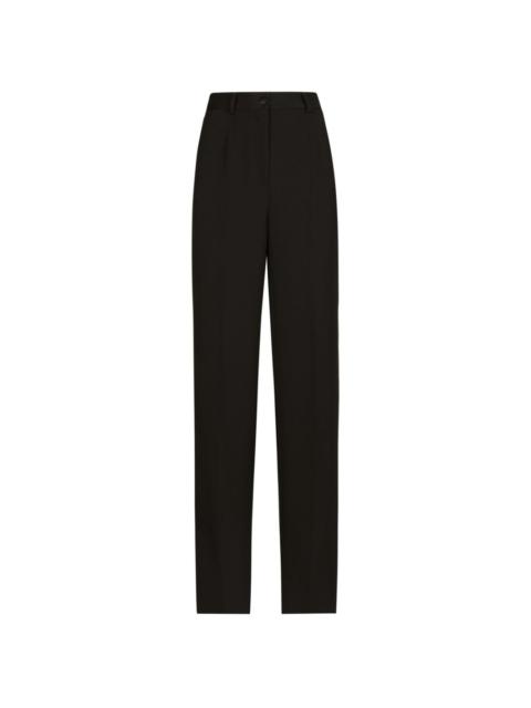 tailored gabardine trousers