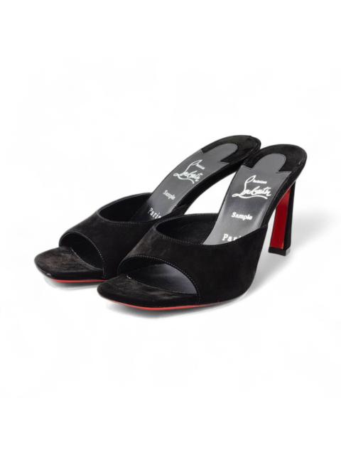 Condora 85mm Suede Heeled Sandals Mules Black EU 37 US 7