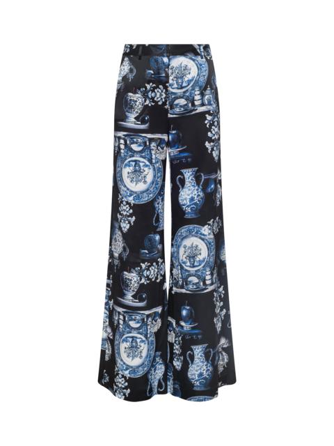 L'AGENCE Pilar Silk Wide-Leg Pant