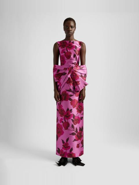 Erdem SLEEVELESS GOWN WITH FRONT BOW DETAIL