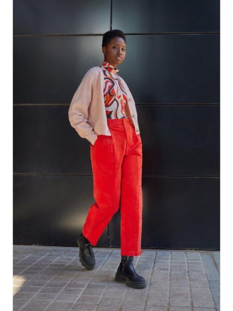 Other Designers MARNI UNIQLO Corduroy Wide-Fit Pleated Unisex Pants