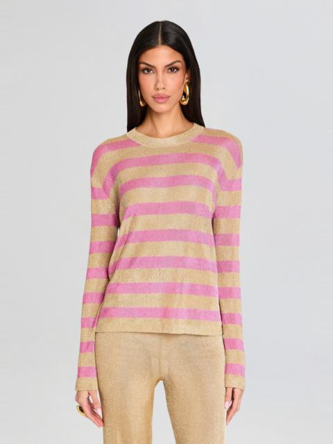 RETROFÊTE HANA METALLIC KNIT TOP