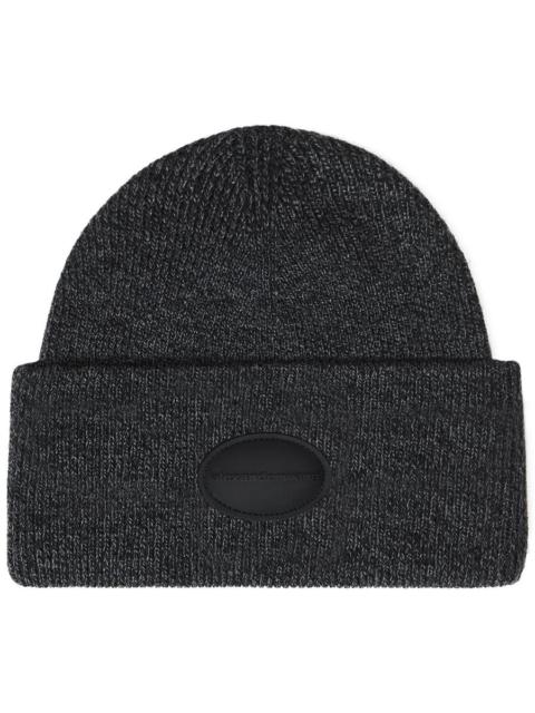 Alexander Wang Alexander Wang Ribbed Beanie With Domed Logo Patch Accessories