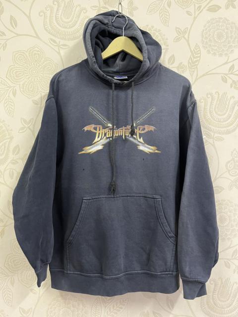 Distressed Denim - DragonForce Thrashed Metal Rock Band Hoodies