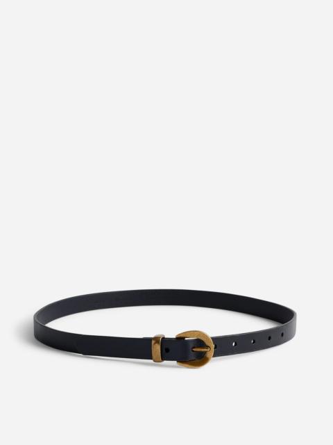 Madewell Chunky Buckle Skinny Leather Belt