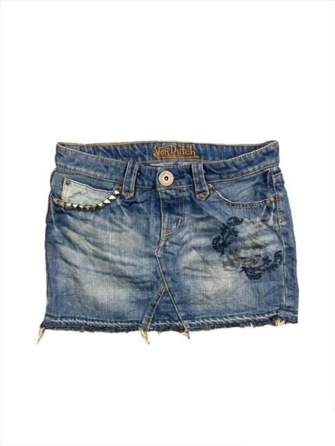 Von Dutch - Von Ducth Back Buckle Spike Pocket Mini Skirt