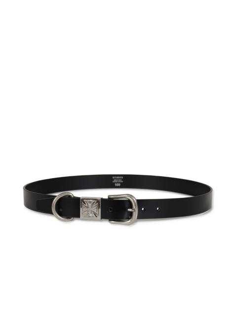 VETEMENTS BIKER CROSS LOGO ID-BELT / BLK
