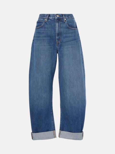 The Bubble barrel-leg jeans