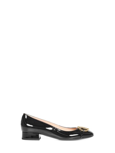 GUCCI Gucci Women Black Heeled Ballerina Flats With Half Horsebit