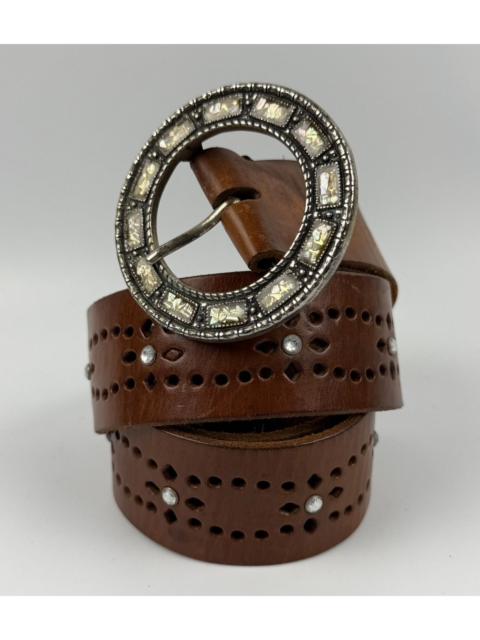 Other Designers Japanese Brand - nice design studded leather belt tc57