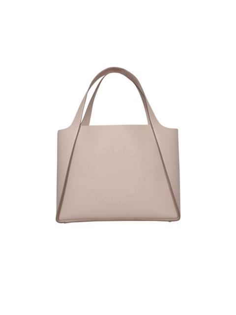 Stella McCartney Stella Mccartney Logo Studded Open-Top Tote Bag