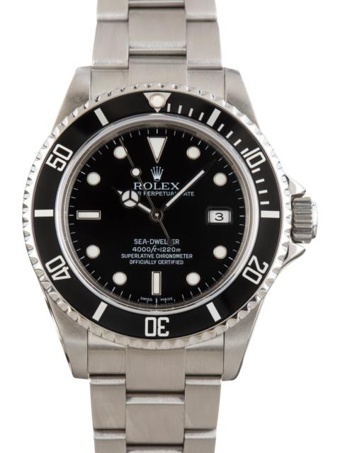 ROLEX Pre-owned Men's Rolex Sea-Dweller Ref 16600 Stainless Steel