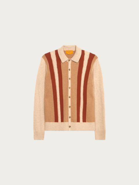 GUEST IN RESIDENCE Cable Plaza Shirt - Dune Combo