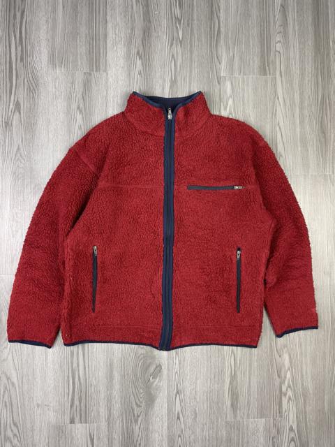 Nanamica Red maroon The North Face fleece jacket