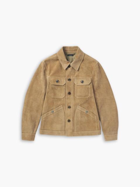 TOM FORD Heathered suede jacket