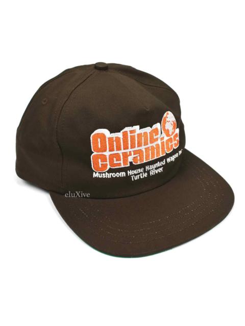 Other Designers Online Ceramics Earth Logo Hat Brown NWT