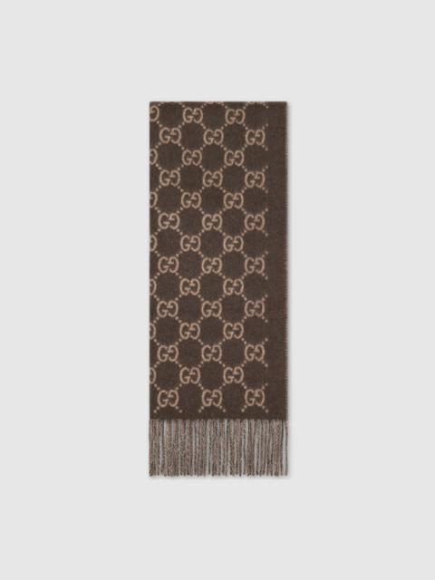 GUCCI Gucci "gg" Cashmere Scarf