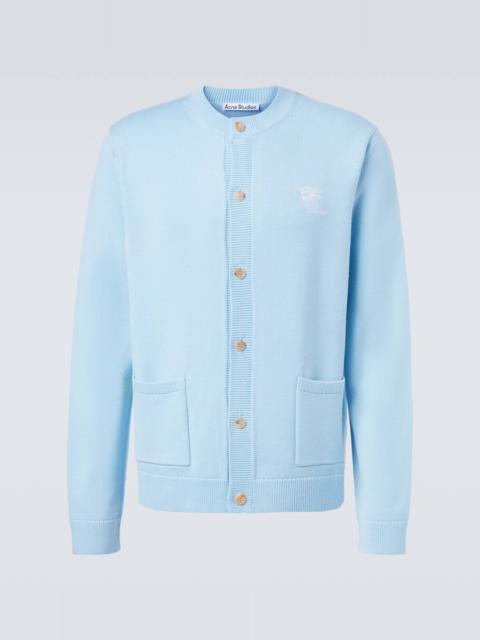 Acne Studios Embroidered wool cardigan