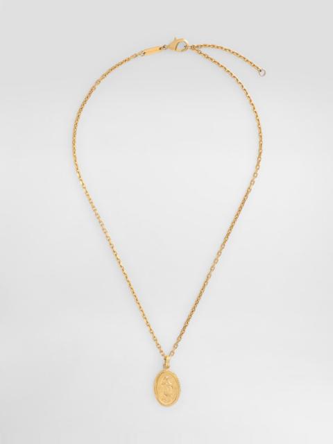 Dolce & Gabbana Oval medal necklace