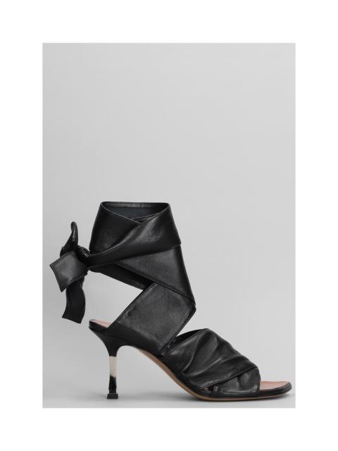 Lorena Sandals In Black Leather