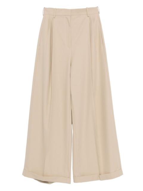 Loewe Loewe Women Wide-Leg Cotton Trousers