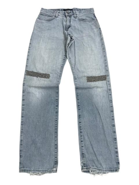 Other Designers Edwin Low Rize Light Wash Soft Denim Distressed