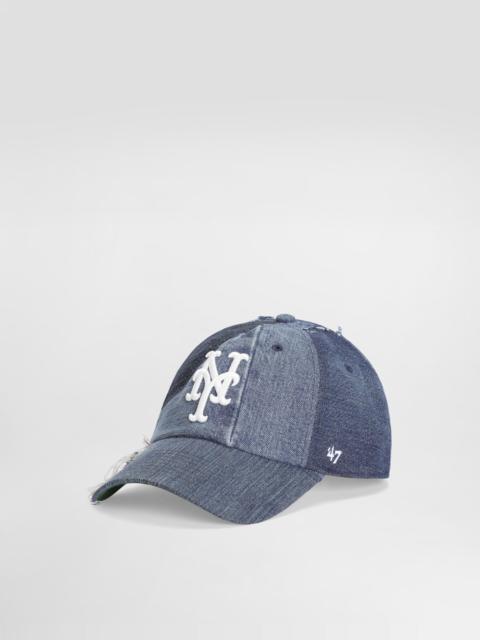 Dolce & Gabbana Dolce&Gabbana X ’47 New York Mets Denim Patchwork Baseball Cap