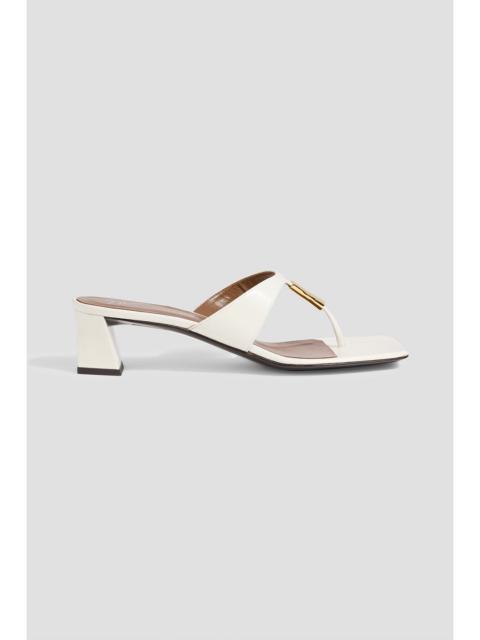 Giuseppe Zanotti Pepita 45 embellished leather mules