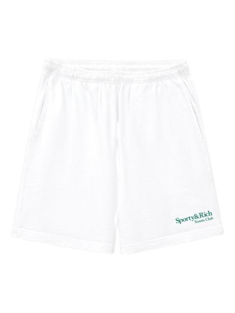 Sporty & Rich logo-detail shorts