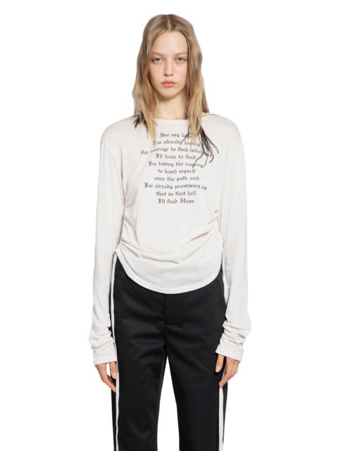 Ann Demeulemeester Dot ''see My Love'' Long Sleeve Top