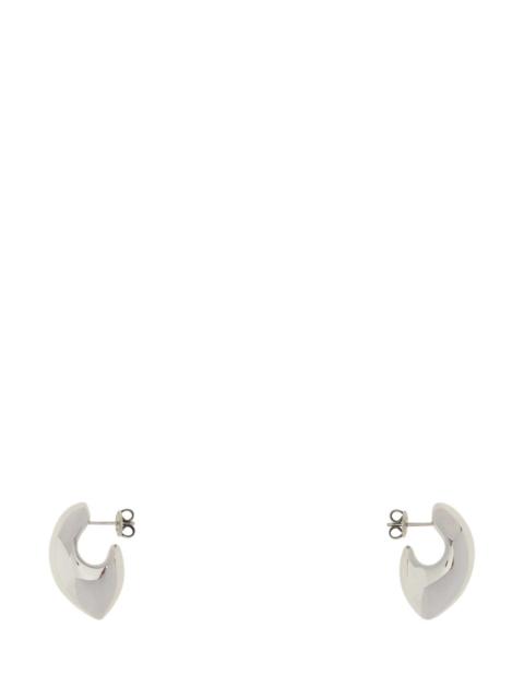 Bottega Veneta Bottega Veneta Women Silver Metal Earrings