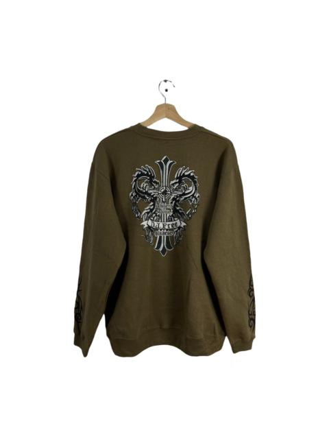 Other Designers Japanese Brand - ANCIENT TIME SWEATSHIRT BIG LOGO INSPIRED BY CHROME HEARTS