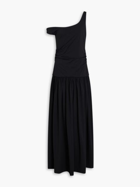 RÓHE Off-the-shoulder ruched stretch-jersey maxi dress