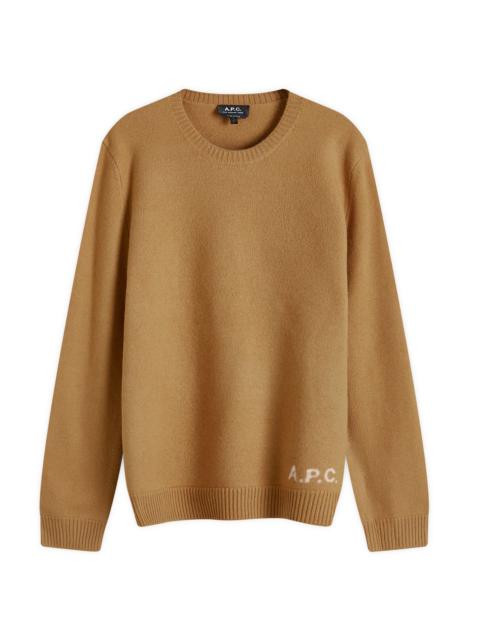 A.P.C. Edward Intarsia Knit Sweatshirt