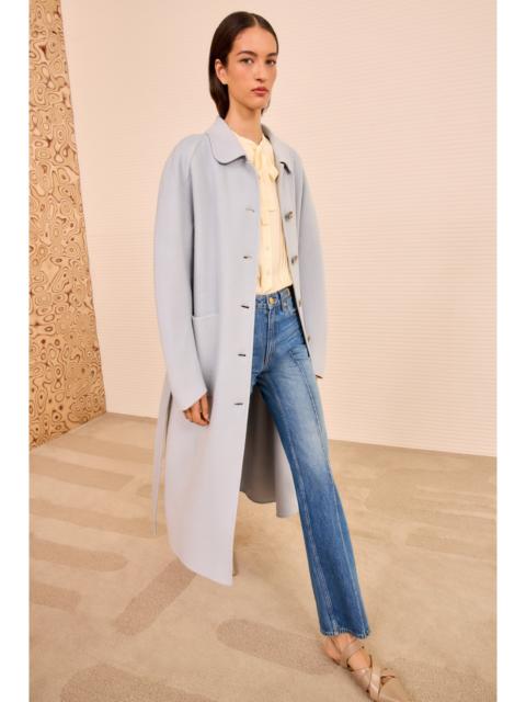 ULLA JOHNSON Lisbeth Long Wool Coat With Belt