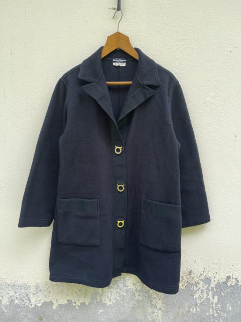 Salvatore Ferragamo Salvatore Ferragamo long fleece jacket