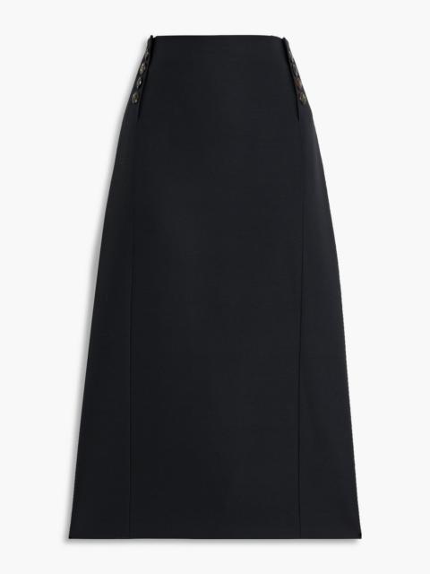 Other Designers Nova crepe midi skirt