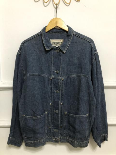 Other Designers Very Rare - Krizia Jeans Made in Italy Linen Jacket