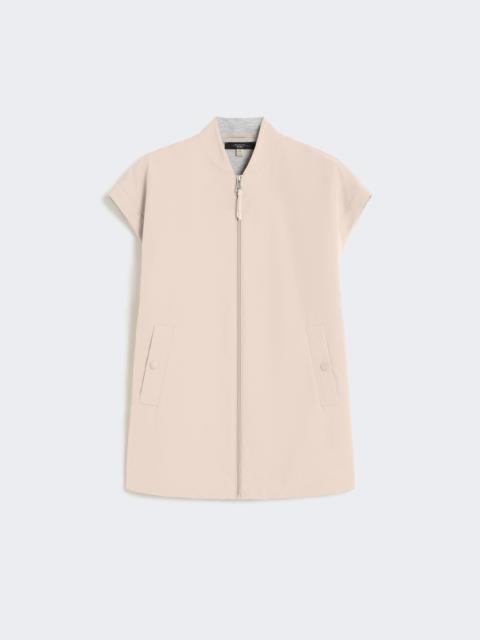 WEEKEND Max Mara LIMOSA Water-repellent canvas and scuba gilet