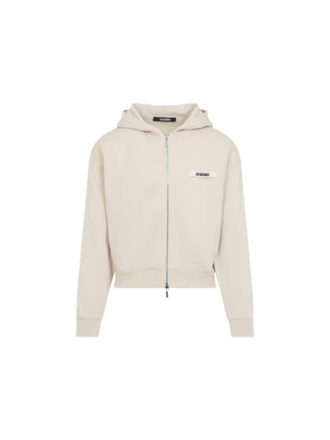 Jacquemus Le Hoodie Zip Gros Grain Hoodies Men