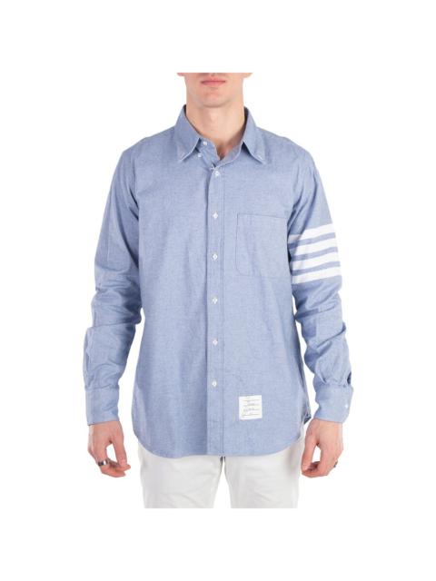 Thom Browne 4 Bar Button Down Flannel Shirt