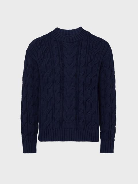 Vilebrequin MEN CABLE-KNIT COTTON SWEATER