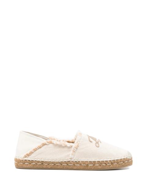 JIMMY CHOO Jimmy Choo Embroidery Fringed Espadrilles