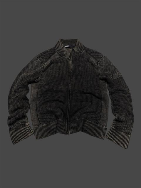 Other Designers Japanese Brand - Cable Knit LGB If Six Was Nine Style Wash Zip Sweater Jacket