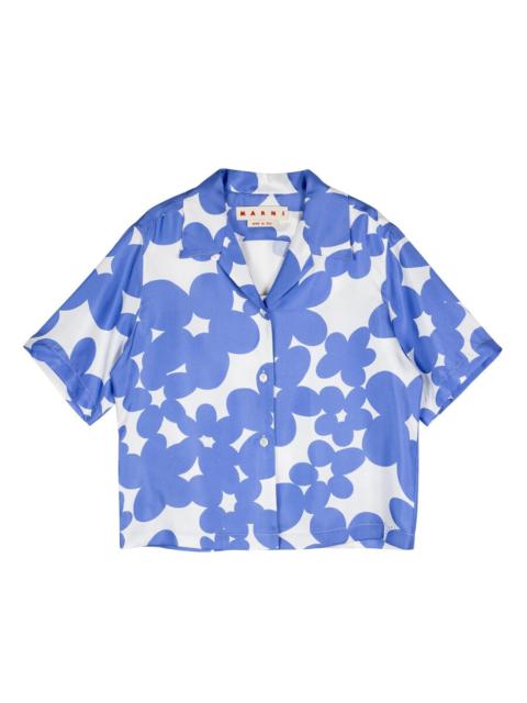 Marni Marni All Over Print Silk Shirt