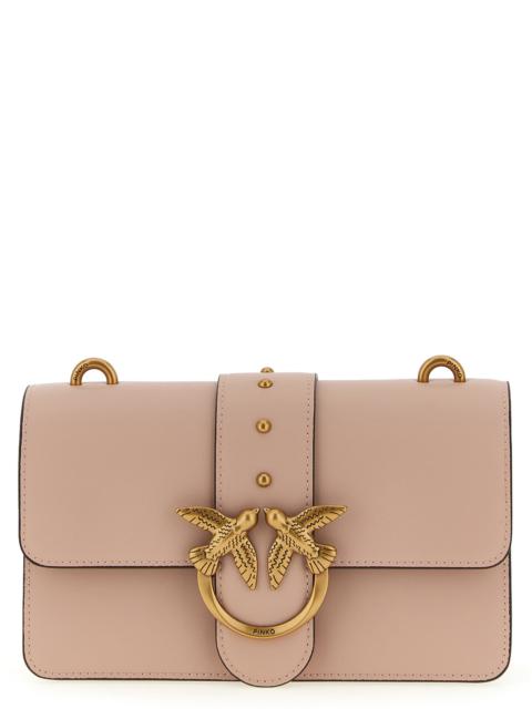 PINKO Love One Mini Crossbody Bags Pink