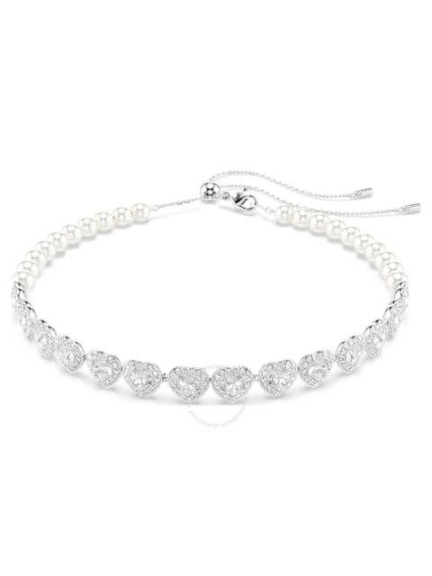 Swarovski - Swarovski Ariana Grande x Swarovski Crystal Heart Pearl Tennis Choker